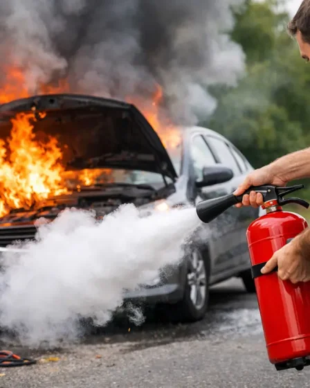 comment agir feu de voiture